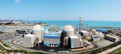 현대건설이 시공한 신고리 1, 2호기./현대건설