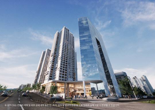 대구 수성구 범어동 '어나드 범어' 투시도. [포스코이앤씨 제공]