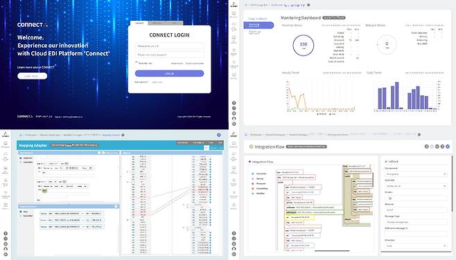 커넥트 서비스 2.0 구동 화면