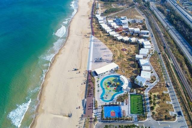 ▲ 망상해변 모습.