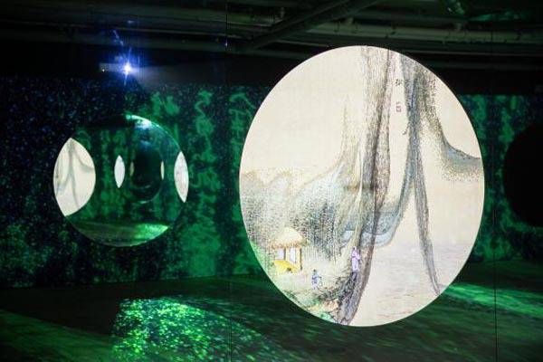 부산박물관에서 볼 수 있는 이이남 작가의 영상회화 작품. 부산박물관 제공