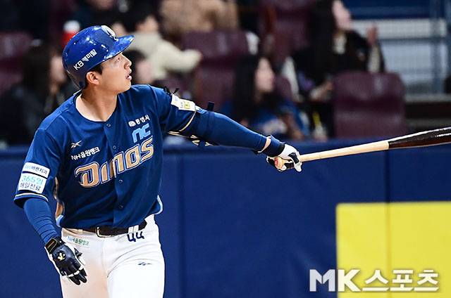 NC의 3연패 탈출에 앞장선 김휘집. 사진=김영구 기자