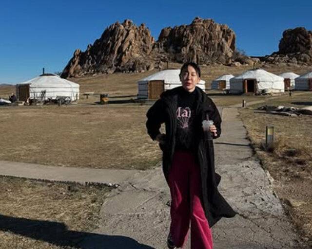 이지혜가 유튜버 원지와 몽골로 여행을 떠났다. / 이지혜 소셜미디어 캡처