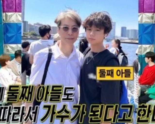 윤상이 둘째 아들의 연예계 데뷔에 대해 언급했다. / MBC '라디오스타' 캡처