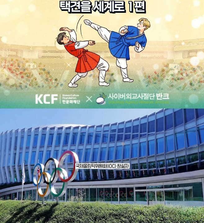 사이버외교사절단 반크가 택견의 세계화를 위한 디지털 홍보 프로젝트를 진행 중으로, 사진(그림)은 릴스 영상 1편. 해당 영상 캡처