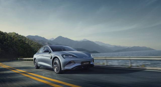 중국 BYD의 중형 전기 세단 씰 외관 디자인. 사진 제공=BYD코리아