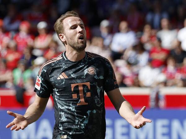 ▲ 바이에른 뮌헨 공격수 해리 케인은 무관 탈출 준비를 마쳤다. 31라운드 마인츠전에서 이기면 경우에 따라 분데스리가 우승이 확정된다. ⓒ연합뉴스/REUTERS/AFP