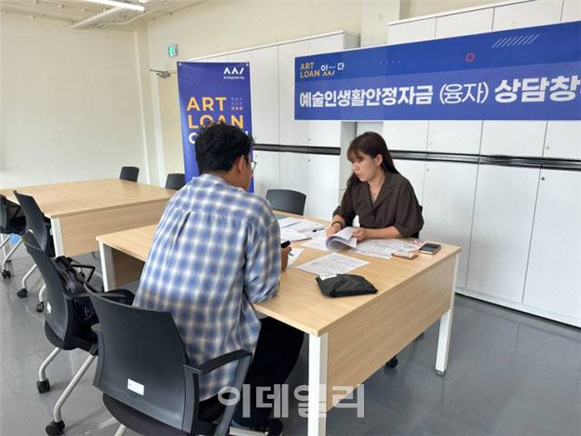 복권기금으로 운영되는 ‘예술인생활안정자금’ 사업 모습 (사진=한국예술인복지재단)