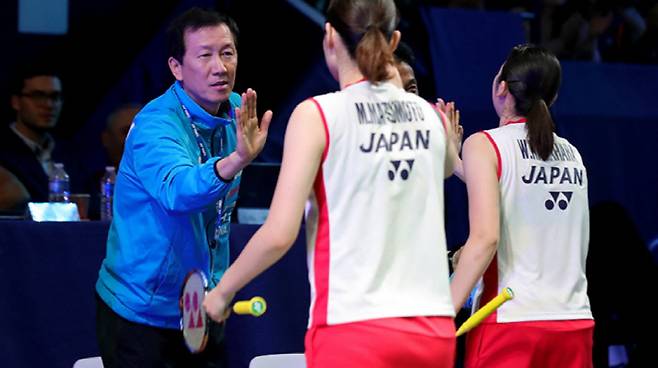 일본대표팀을 이끌던 시절 박주봉 감독. 사진출처=BWF