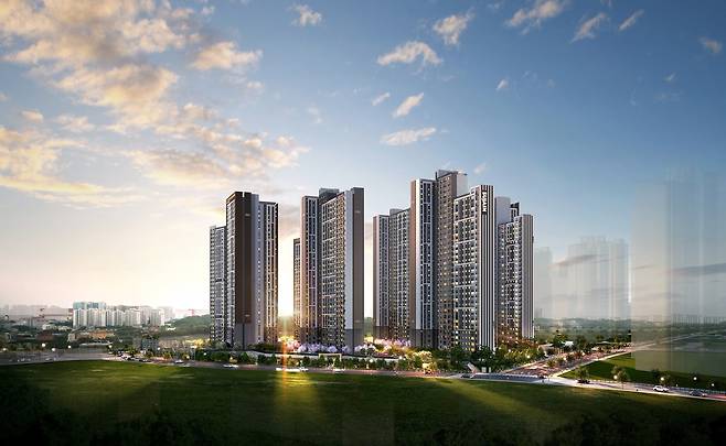 평택 브레인시티 수자인 투시도. /BS한양 제공