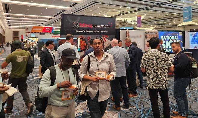 제너시스BBQ 그룹은 최근 미국 라스베이거스에서 열린 '2025 MUFC 콘퍼런스'에 참여했다.