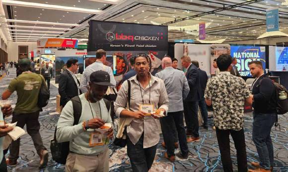 BBQ가 지난 2023년부터 올해까지 3년 연속 미국 라스베이거스에서 열린 MUFC 콘퍼런스에 참여했다. [사진=BBQ]