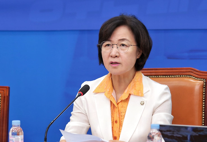 추미애 더불어민주당 의원 (사진, 추 의원 SNS)