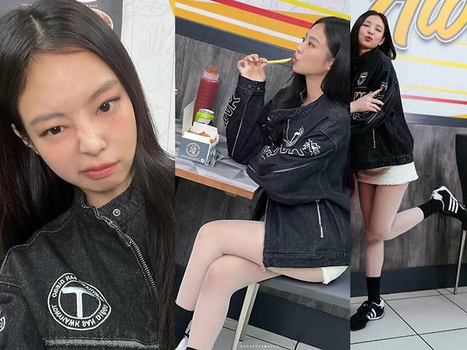 사진=제니 SNS 캡처