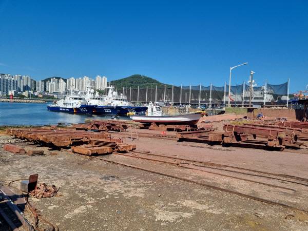 부산 다대포항 선박 검사장. 해양교통안전공단 제공.