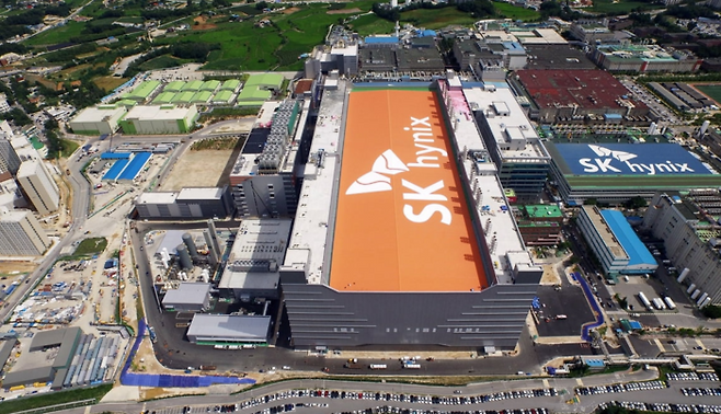 SK하이닉스 M14 공장 전경