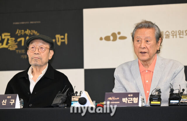 왼쪽부터 신구, 박근형 / 한혁승 기자(hanfoto@mydaily.co.kr)