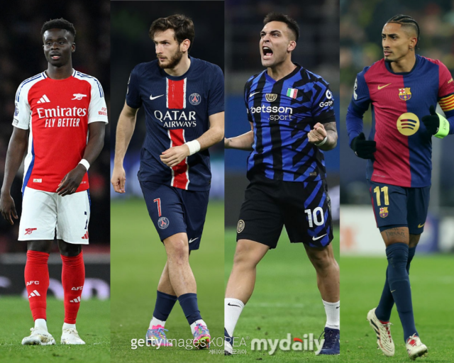 UEFA 챔피언스리그 4강에 진출한 선수들. /게티이미지코리아