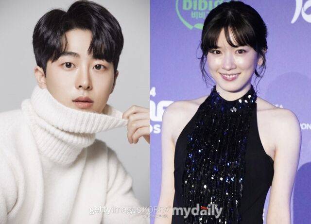 배우 김무준(왼쪽), 일본 배우 나가노 메이 / 9아토 및 게티이미지코리아