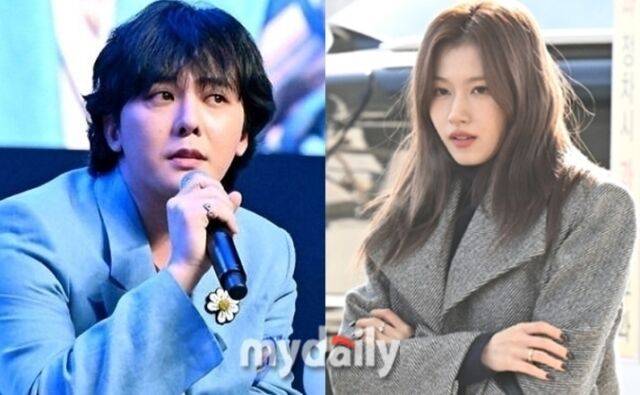 그룹 빅뱅 멤버 겸 가수 지드래곤(왼쪽), 트와이스 멤버 사나 / 마이데일리