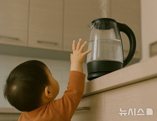 [서울=뉴시스]어린 아이를 키우는 집에서는 소아 화상에 각별히 주의해야 한다. (사진= 고려대 안산병원 제공) 2024.04.24. photo@newsis.com.