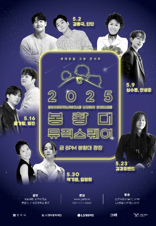 2025 봉황대뮤직스퀘어 포스터. 경주시 제공