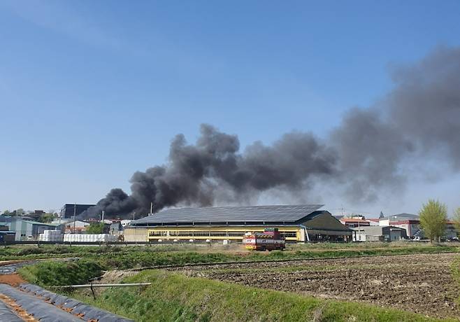 김포 화재 현장. 경기도소방재난본부 제공