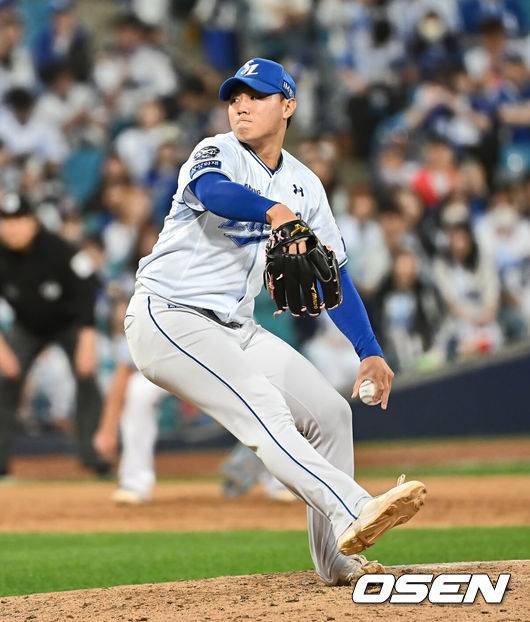 [OSEN=대구, 이석우 기자] 삼성 라이온즈 배찬승 009 2025.04.19 / foto0307@osen.co.kr