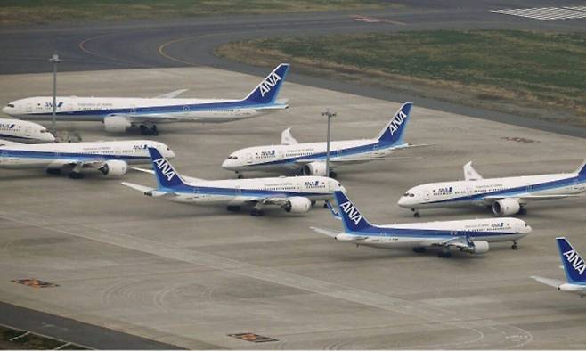 일본 최대 항공사 전일본공수(ANA). 교도통신