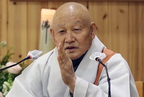 조계종 종정 성파스님.  연합뉴스