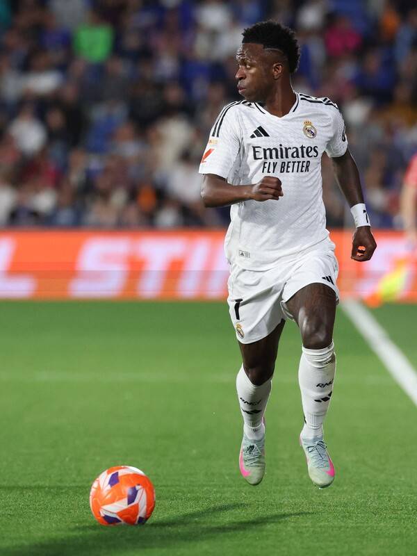 ▲ 레알 마드리드 비니시우스 주니오르는 장기 계약과 사우디아라비아 이적이라는 두 가지 소문의 중심에 있다. ⓒ연합뉴스/AFP