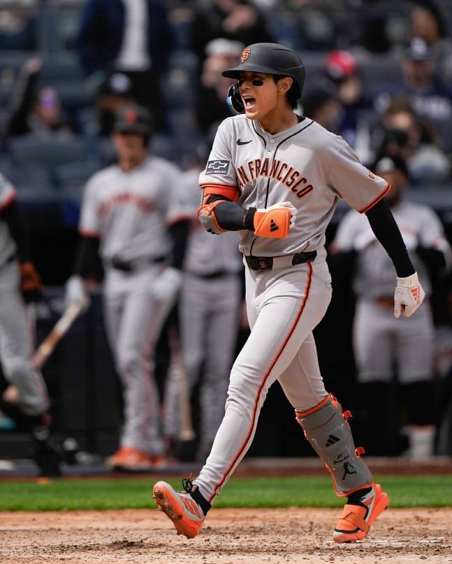 이정후. /사진=샌프란시스코 자이언츠 공식 SNS
