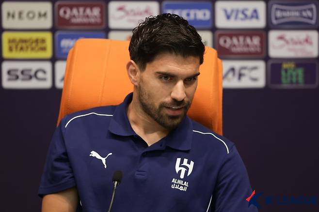 알 힐랄 미드필더 후벵 네베스. /사진=한국프로축구연맹 제공