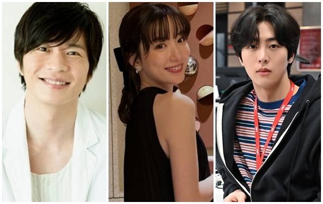 다나카 케이, 나가노 메이, 김무준(왼쪽부터). 사진l공식 홈페이지, SNS 캡처, TBS