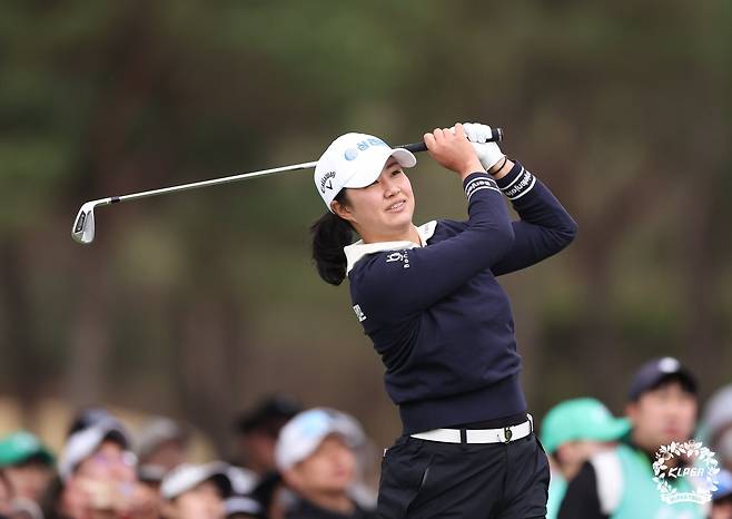 티샷하는 마다솜 [KLPGT 제공. 재판매 및 DB 금지]