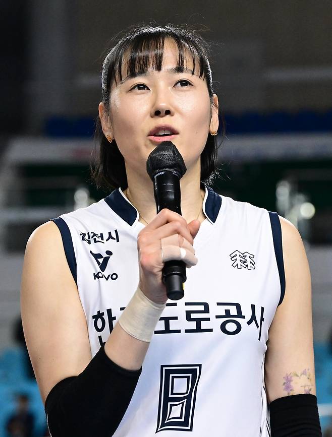 한국도로공사와 FA 계약을 체결한 임명옥 [한국배구연맹 제공. 재판매 및 DB 금지]