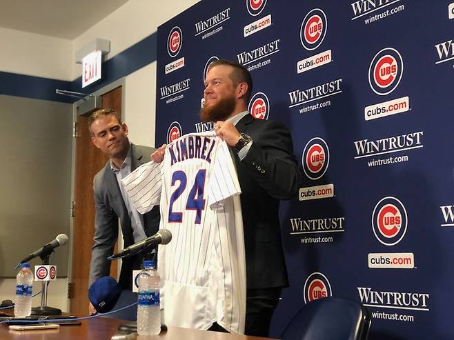 (시카고 컵스에 입단할 당시의 킴브렐)