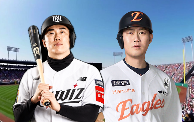 25일 키플레이어 타자 KT 허경민, 한화 하주석