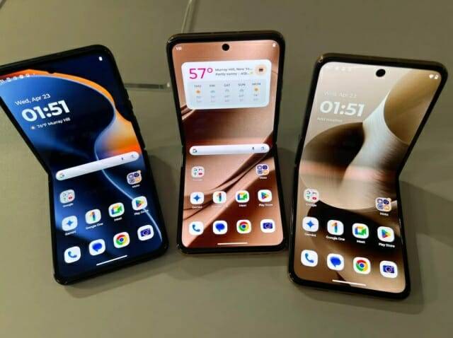 2025년형 모토로라 레이저, 레이저 플러스, 레이저 울트라 (사진=씨넷)