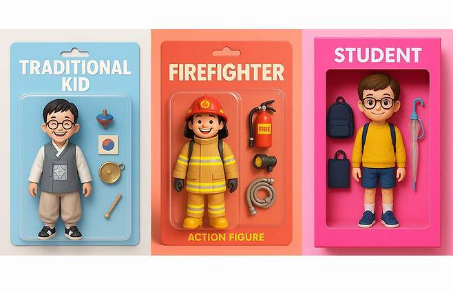 챗GPT로 생성한 피규어 패키지 이미지 / 출처=IT동아