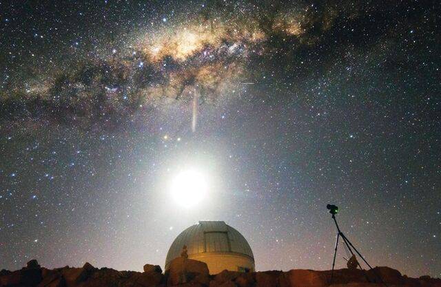 칠레 코킴보주 CTIO 천문대에 설치된 한국천문연구원의 외계행성 탐색 시스템(KMTNet) 관측소 전경. 우주항공청 제공