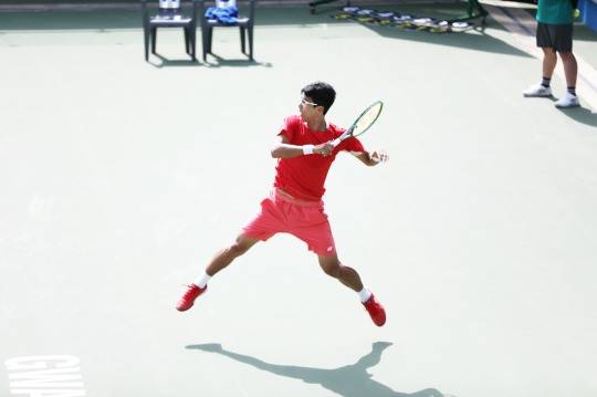 정현의 24일 경기 모습. 사진[연합뉴스]