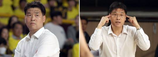 PO 1차전서 만난 쌍둥이 감독. 사진[연합뉴스]