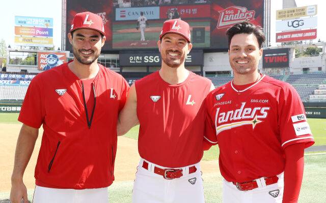SSG 랜더스 외국인 선수 트리오./SSG 랜더스