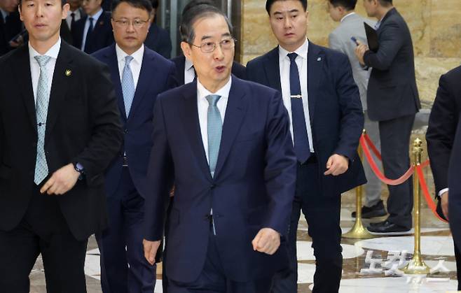 한덕수 대통령 권한대행 국무총리. 윤창원 기자