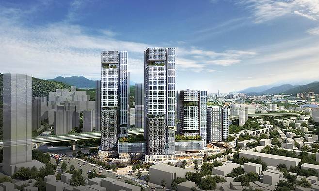 ‘홍제역 역세권 활성화사업’ 조감도. 서대문구 제공