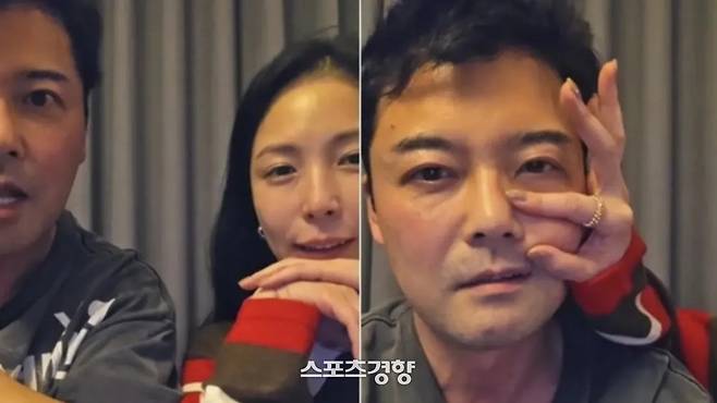 지난 5일 진행된 전현무와 보아의 SNS 라이브 방송. 라이브 방송 캡처