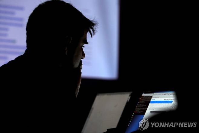 해킹 [로이터 연합뉴스 자료사진. 재판매 및 DB 금지] ※ 사진은 기사와 직접적인 관련은 없음.