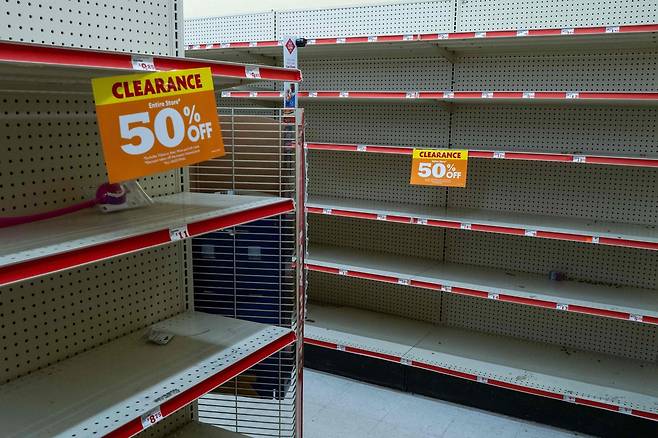 미국의 한 '달러 스토어' 매장. 기사와 관련 없는 자료사진입니다. [AFP 연합뉴스 자료사진. 게티 이미지]