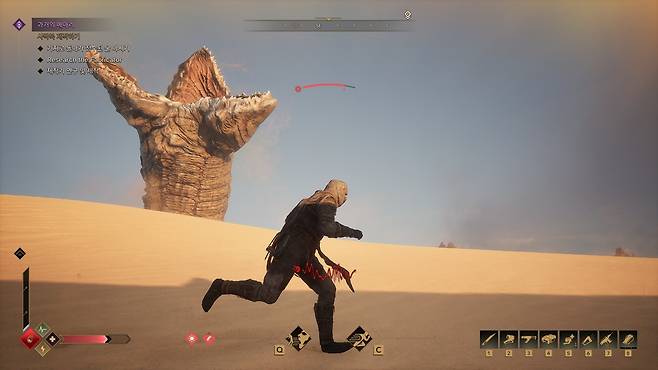 '듄: 어웨이크닝'의 사막 [게임 화면 캡처]